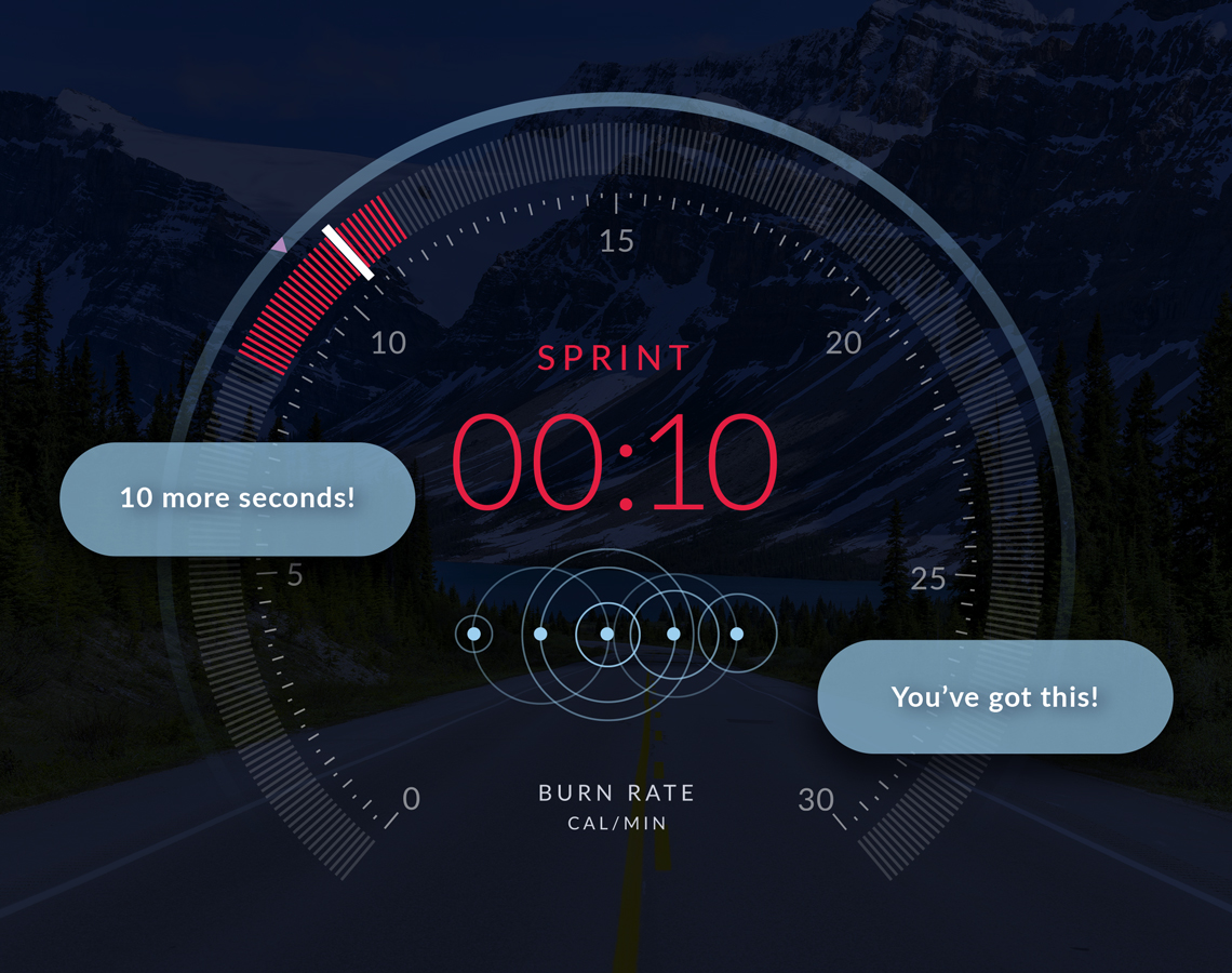 'Wow! Keep it up!' - virtual digital coach offers encouragement during workout